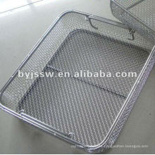 rectangle stainless steel wire mesh basket